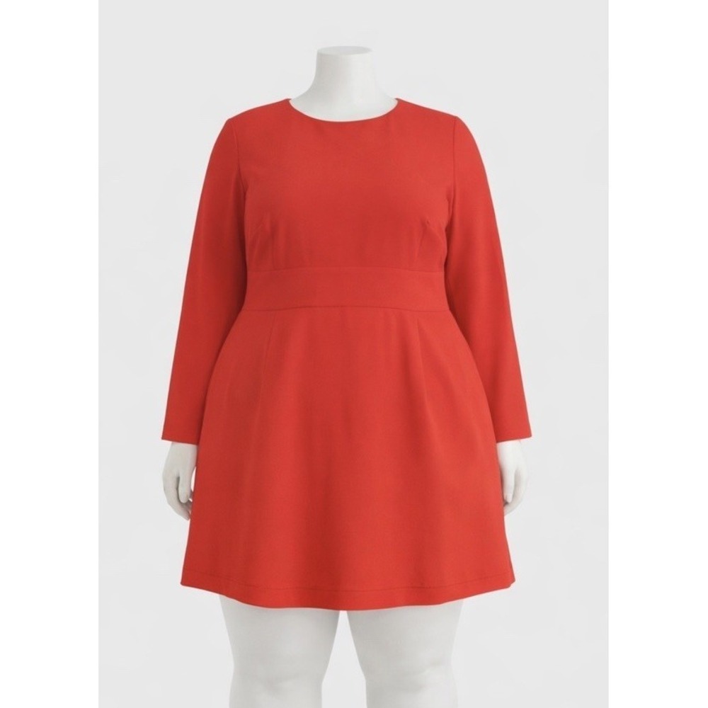 NWT Tuckernuck‎ Red Elodie Lined A-Line Dress Women's 3XL Valentines xxxl Preppy